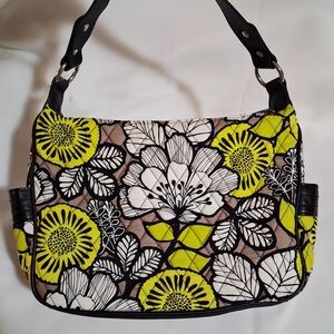 Vera Bradley On the Go‎ Shoulder Bag Citron Pattern NWOT Tote Bag